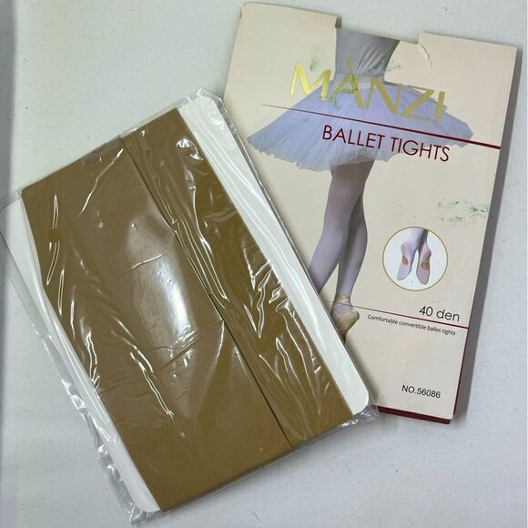 Manzi 40 den convertible ballet tights for girls - Picture 1 of 4